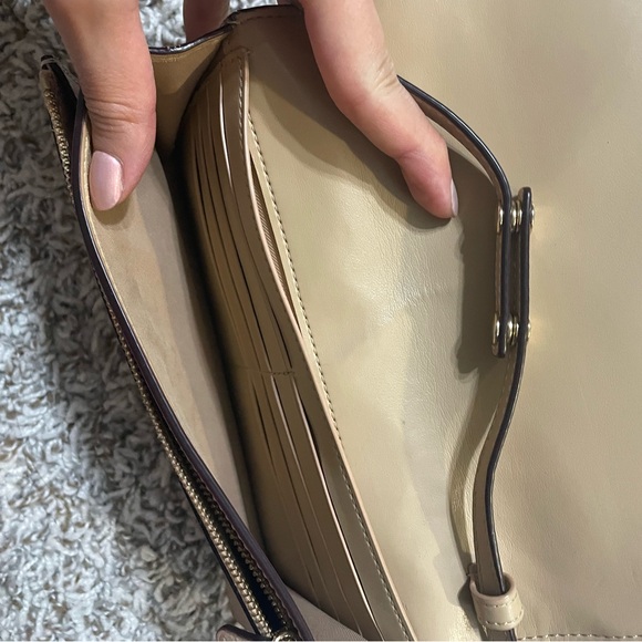 COACH Foldover Crossbody Clutch Signature Canvas Patchwork - Picture 5 of 10